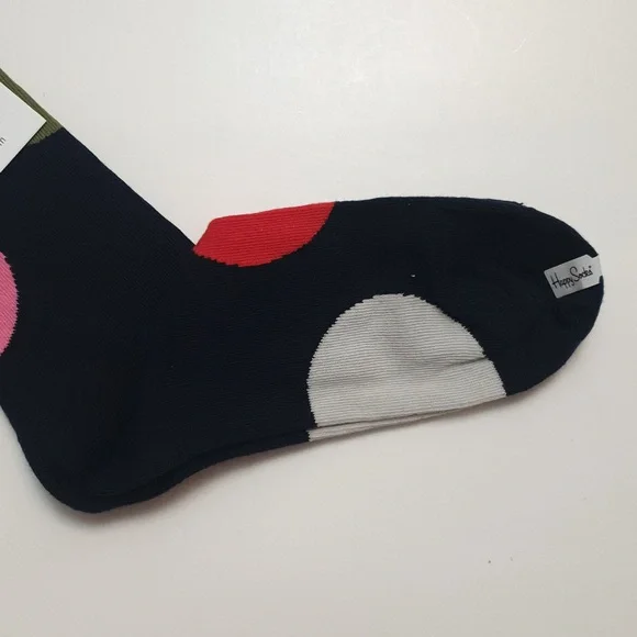 Happy Socks Women Socks EU 36-40, US 5.5 - 9.5 Brand New Combed Cotton #49 - Picture 4 of 4